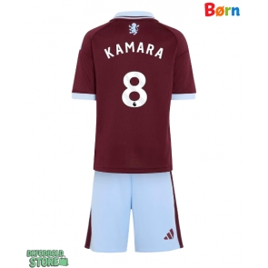 Aston Villa Boubacar Kamara #8 Replika Babytøj Hjemmebanesæt Børn 2026-27 Kortærmet (+ Korte bukser)